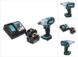 Avvitatore A Impulsi A Batteria Makita Dtw 251 Rf 18 V 230 Nm 1/2" + 2X Batteria Ricaricabile 3,0 Ah + Caricatore"