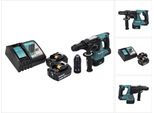 Trapano A Percussione A Batteria Makita Dhr 243 Rg 18 V Sds Plus Brushless + 2X Batteria Ricaricabile 6,0 Ah + Caricabatterie
