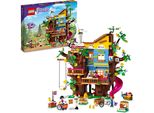 LEGO 41703 Friends Freundschaftsbaumhaus mit 5 Mini-Puppen und Tier-Figur, Natur-Lernspielzeug für Mädchen und Jungen ab 8 Jahren, Spielzeug-Haus in Heartlake City, Geschenk für Kinder