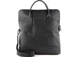 Saddler Pelle Borsa A Tracolla Laptop Bag Con Scomparto Per Laptop Loge Shopper Black Nero