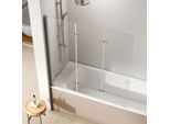 Emke Cabina Doccia Schermo Pieghevole Per Vasca Da Bagno 130 X 140 Cm Vetro Di Sicurezza Esg Nanorivestito Schermo Pieghevole Per Vasca Da Bagno Schermo Doccia Vetro Per Vasche Da Bagno