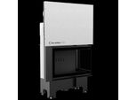 Inserto Per Caminetto Kratki Vnp 810/410 14 Kw Ø 200 Con Porta Scorrevole Pannellata Nera