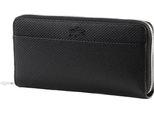 Lacoste Pelle Portafoglio Chantaco Classics Long Zip Wallet Noir Nero