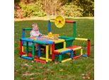 Quadro Möbel Kit L Modularer Baukasten für Kindermöbel und Spielgeräte, ab 6 Monaten, 345 Teile – Classic