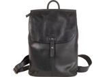 Harold's Pelle Zaino Per Il Tempo Libero Zaino Aberdeen Backpack Women Black Nero