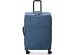 Delsey Paris Carrello Maubert 2.0 4 Double Rolls Expandable Trolley 69 Blue