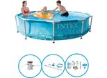 Intex Pool Metal Frame - Set Piscina - 305X76 Cm