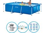 Telaio Rettangolare Per Piscina Intex 260X160X65 Cm - Pacchetto Piscina