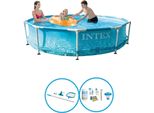 Telaio In Metallo Per Piscina Intex 305X76 Cm - Schwimmbad-Set