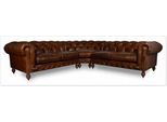 Chesterfield Divano Angolare Divano In Pelle Divano Imbottito Divano Angolare Design #338