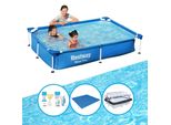 Bestway Pool Steel Pro 221X150X43 Cm - Pool Bundel