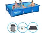 Bestway Pool Steel Pro - Set Da Piscina - 300X201X66 Cm
