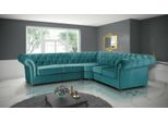 Turchese Chesterfield Divano Angolare Divano Imbottito Divani Angolari Set Di Sedute Angolari