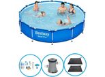 Bestway Pool Steel Pro - Fondo Per Piscina - 366X76 Cm