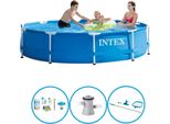 Intex Pool Metal Frame - Set Piscina - 305X76 Cm