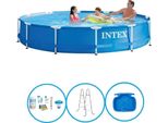 Piscina Intex Telaio In Metallo 366X76 Cm - Con Accessori