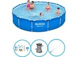 Bestway Pool Steel Pro - Set Da Piscina - 396X84 Cm