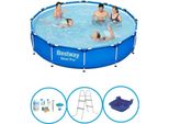 Bestway Piscina Steel Pro - Con Accessori - 366X76 Cm