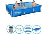 Bestway Pool Steel Pro - Set Da Piscina - 300X201X66 Cm