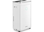 Deumidificatore Costway 3In1 25L/Giorno Fino A 30㎡, Deumidificatore Con Serbatoio Dell'acqua Da 6,5L, Svuotamento Automatico, Timer 24H, Protezione Antitrabocco, 42Db, Deumidificatore