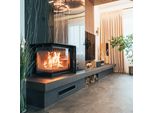 Inserto Per Caminetto In Ghisa Kratki Maja Deco Sinistro 8 Kw Ø 200