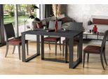 Endo-MöBel Tavolo Da Pranzo Borys Allungabile Fino A 130Cm - 310Cm Tavolo Da Pranzo In Metallo Con Base A Slitta (Cemento Scuro)