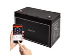 Syntrox Energy 80Ah 12V Lifepo4 Batteria Al Litio Con Bms, Bluetooth E Display - Ideale Per Camper, Barche, Solare