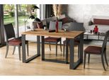 Endo-MöBel Tavolo Da Pranzo Borys Allungabile Fino A 130 Cm - 310 Cm Tavolo Da Pranzo In Metallo Con Base A Slitta (Rovere Craft)