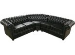 Divano In Pelle Di Alta Qualità Chesterfield Divano Imbottito Angolo Set Tessuto Sedile Angolo