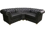 Divano Angolare In Pelle Divano Nero Imbottito Divano Angolare Suite Seduta Design Chesterfield