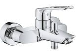 Robinetterie De Baignoire Eurosmart De Grohe, Montage En Saillie, PoignéE Ouverte, Saillie 188Mm, 25241003, 25241003