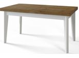 Tavolo Da Pranzo 120 Cm / 160 Cm, Tavolo Allungabile, Tavolo Da Cucina, Tavolo Da Pranzo, Tavolo Da Soggiorno, Tavolo Da Camera, Tavolo Moderno, Tavolo Da Soppalco, Gambe Bianche, Scandinavo, 120X80, Lefkas