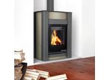 Termocamino Hs Flamingo Aquaflam Vario Kalmar 11/7 Kw - Oliva - Controllo Elettronico