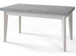 Tavolo Da Pranzo 120 Cm / 160 Cm, Tavolo Allungabile, Tavolo Da Cucina, Tavolo Da Pranzo, Tavolo Da Soggiorno, Tavolo Da Camera, Tavolo Moderno, Tavolo Da Soppalco, Gambe Bianche, Scandinavo, 120X80, Helles Atelier