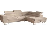 Divano Angolare A L, Con Funzione Letto, Con Rete, Divano Letto Estraibile, Divano Letto, Divano Angolare, Autoportante, Letto Per Ospiti, Mobili Per Soggiorno, Destra, 275X202 Cm, Beige