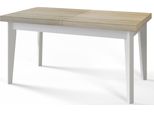 Tavolo Da Pranzo 160 Cm / 210 Cm, Tavolo Allungabile, Tavolo Da Cucina, Tavolo Da Pranzo, Tavolo Da Soggiorno, Tavolo Da Camera, Tavolo Moderno, Tavolo Loft, Gambe Bianche, Scandinavo, 160X90, Sonoma