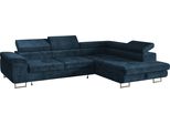 Divano Angolare A L, Con Funzione Letto, Con Rete, Divano Letto Estraibile, Divano Letto, Divano Angolare, Autoportante, Letto Per Ospiti, Mobili Da Soggiorno, Destra, 275X202 Cm, Nero