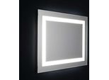 Specchio Bagno A Led Cm 80X60 Reversibile Con Sensore Touch