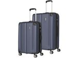 Travelite City 4W Trolley Espandibile L / Espandibile M Marine Dunkelblau 78Cm