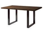 MASSIVMOEBEL24 | Esstisch Mango 160X90X76 Mango Lackiert Railway #408