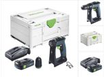 Trapano Avvitatore A Batteria Festool Cxs 18 18 V 40 Nm Brushless + 1X Batteria Ricaricabile 3,0 Ah + Caricabatterie + Systainer