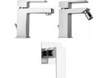 Rubinetti Da Bagno Quadrati Per Lavabo, Bidet E Incasso Doccia | Infinity