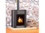 Termocamino Hs Flamingo Aquaflam Vario Lend 11/7 Kw - Grigio
