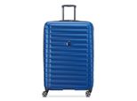 Delsey Paris Carrello Shadow 5.0 Expandable 4DR Trolley 82 Blue