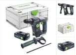 Trapano A Percussione A Batteria Festool Bhc 18-Basic 18 V 1,8 J Sds Plus Brushless + 1X Batteria 3,0 Ah + Systainer - Senza Caricabatterie