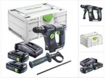 Festool Bhc 18-Basic 18 V 1,8 J Sds Plus Brushless Trapano A Percussione A Batteria + 2X 3,0 Ah Batteria + Caricabatterie + Systainer