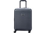 Delsey Paris Carrello Meteor 2.0 (Freestyle) 4 Double Rolls Cabin Trolley Slim Line 55 Graphit Grigio Scuro