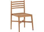 Sedia Da Giardino Kenya Impilabile In Teak.