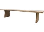Casa Padrino Tavolo Da Pranzo In Stile Country Colori Naturali 350 Cm - Enorme Tavolo Da Cucina Rustico In Legno Massello - Mobili Da Sala Da Pranzo Rustici - Mobili Da Sala Da Pranzo In Legno Massello - Mobili Da Sala Da Pranzo In Stile Country