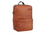 Leonhard Heyden Pelle Zaino Per Laptop Zaino Con Scomparto Per Laptop Hamburg Backpack Cognac Marrone